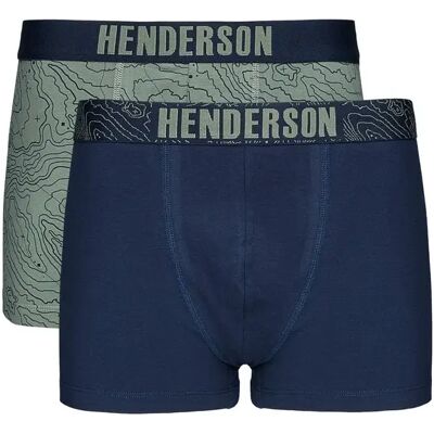 Boxer Henderson Lap (x2) Multicolore L - Publicité Boxer Henderson Lap (x2) Multicolore L - Publicité