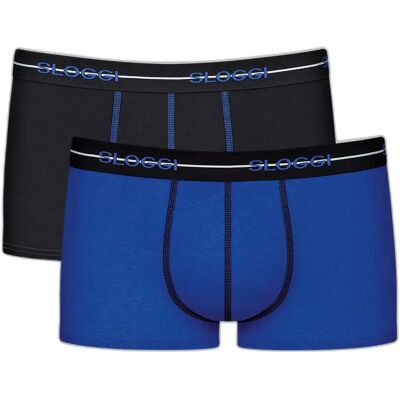 Boxers taille basse Sloggi Start (x2) Multicolore L - Publicité Boxers taille basse Sloggi Start (x2) Multicolore L - Publicité