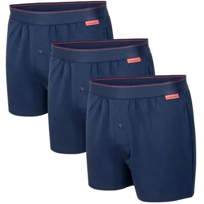 Boxer Undiemeister Storm Cloud (x3) Bleu L - Publicité Boxer Undiemeister Storm Cloud (x3) Bleu L - Publicité