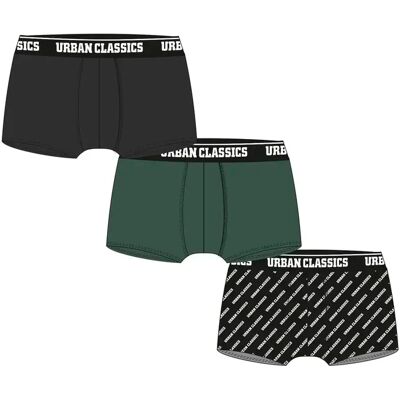 boxers grandes tailles Urban Classics (x3) Vert 3XL - Publicité boxers grandes tailles Urban Classics (x3) Vert 3XL - Publicité