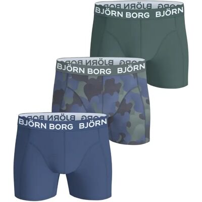 Boxer coton mélangé Björn Borg Bamboo (x3) Multicolore L - Publicité Boxer coton mélangé Björn Borg Bamboo (x3) Multicolore L - Publicité