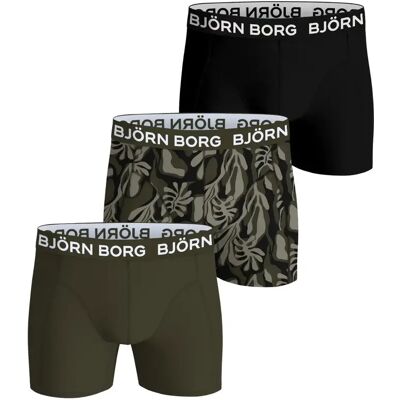 Boxer coton mélangé Björn Borg Bamboo (x3) Multicolore L - Publicité Boxer coton mélangé Björn Borg Bamboo (x3) Multicolore L - Publicité