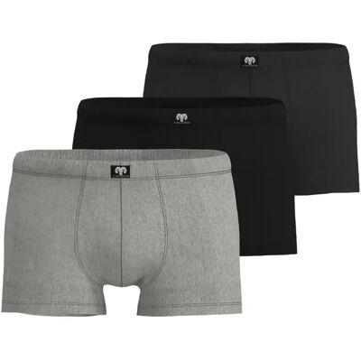 Boxer uni Ceceba (x3) Gris L - Publicité Boxer uni Ceceba (x3) Gris L - Publicité