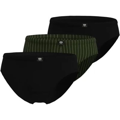 Slip rayé Ceceba (x3) Vert 3XL - Publicité Slip rayé Ceceba (x3) Vert 3XL - Publicité