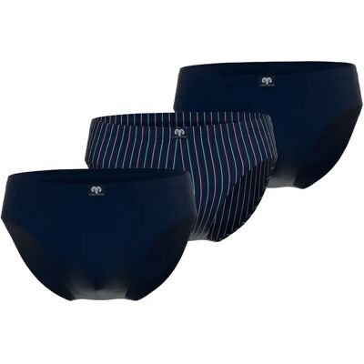 Slip rayé Ceceba (x3) Bleu XL - Publicité Slip rayé Ceceba (x3) Bleu XL - Publicité