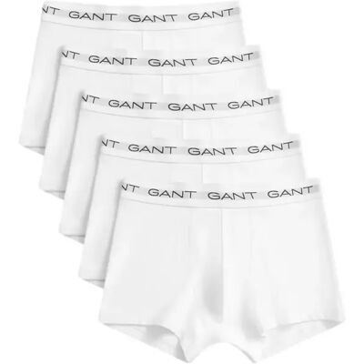 Boxer Gant (x5) Blanc M - Publicité Boxer Gant (x5) Blanc M - Publicité