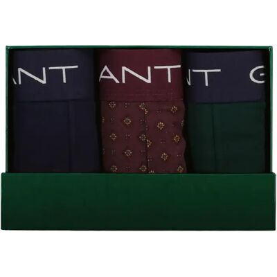 Boxer Gant Trunk Gift Box (x3) Rouge S - Publicité Boxer Gant Trunk Gift Box (x3) Rouge S - Publicité