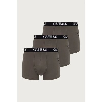 Boxer avec logo Guess New Placed (x3) Gris L - Publicité Boxer avec logo Guess New Placed (x3) Gris L - Publicité