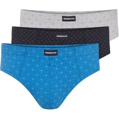 Slip Henderson Classic (x3) Turquoise 2XL - Publicité Slip Henderson Classic (x3) Turquoise 2XL - Publicité