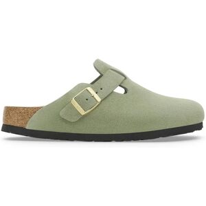 Sabots femme Birkenstock Boston Soft Footbed Suede Leather Vert 36 Étroit - Publicité Sabots femme Birkenstock Boston Soft Footbed Suede Leather Vert 36 Étroit - Publicité
