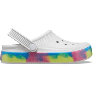 Sabots fille Crocs Off Court Glitter Blanc 29,5 - Publicité Sabots fille Crocs Off Court Glitter Blanc 29,5 - Publicité