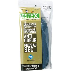 Chaussons tissus Estex Bleu 35/36 - Publicité Chaussons tissus Estex Bleu 35/36 - Publicité