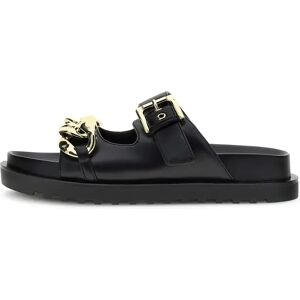 Mules compensées femme Guess Fatema5 Noir 39 - Publicité Mules compensées femme Guess Fatema5 Noir 39 - Publicité