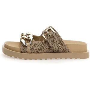 Claquettes femme Guess Fatema 2 Marron 41 - Publicité Claquettes femme Guess Fatema 2 Marron 41 - Publicité