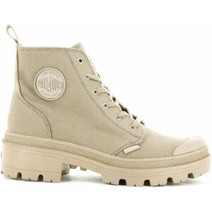 Bottines femme Palladium Pallabase Twill Beige 37,5 - Publicité Bottines femme Palladium Pallabase Twill Beige 37,5 - Publicité