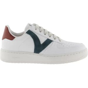 Baskets effet cuir contraste femme Victoria Madrid Bleu 39 - Publicité Baskets effet cuir contraste femme Victoria Madrid Bleu 39 - Publicité