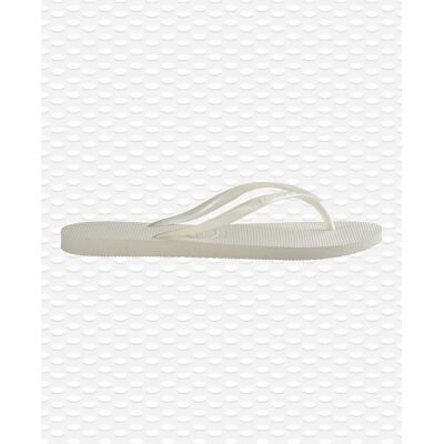 Tongs femme Havaianas Slim Blanc 39/40 - Publicité Tongs femme Havaianas Slim Blanc 39/40 - Publicité
