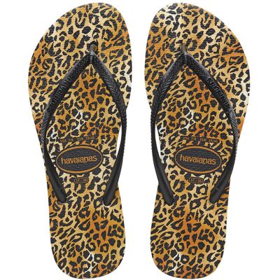 Tongs femme Havaianas Slim Leopard Noir 29/30 - Publicité Tongs femme Havaianas Slim Leopard Noir 29/30 - Publicité