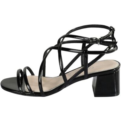 Sandales à talon femme Buffalo Lilly Cage Noir 39 - Publicité Sandales à talon femme Buffalo Lilly Cage Noir 39 - Publicité