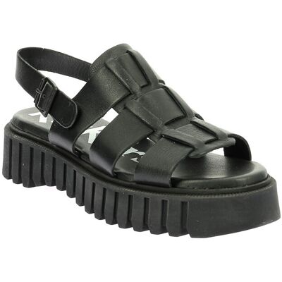 Sandales montante femme Kickers Faliya Noir 40 - Publicité Sandales montante femme Kickers Faliya Noir 40 - Publicité