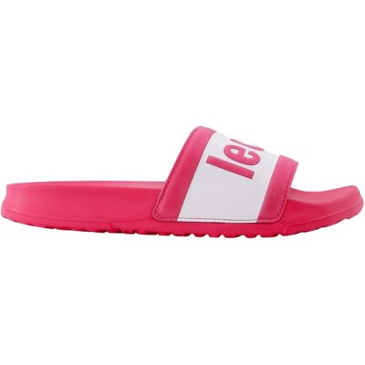 Claquettes femme Le Coq Sportif Wording Rose 36 - Publicité Claquettes femme Le Coq Sportif Wording Rose 36 - Publicité