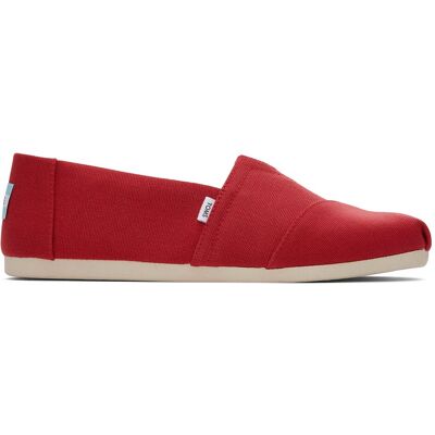 Espadrilles en coton recyclé Toms Alpargata Rouge 42 - Publicité Espadrilles en coton recyclé Toms Alpargata Rouge 42 - Publicité