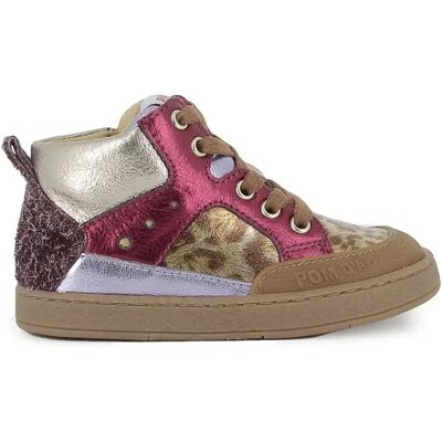 Bottines bébé fille Pom d'Api bump mousse Violet 25 - Publicité Bottines bébé fille Pom d'Api bump mousse Violet 25 - Publicité