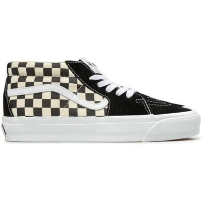 Baskets Vans Sk8-Mid Reissue 83 Noir 46 - Publicité Baskets Vans Sk8-Mid Reissue 83 Noir 46 - Publicité