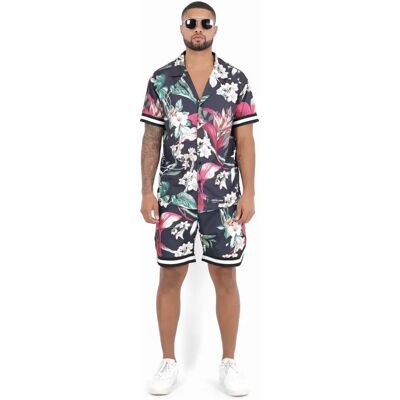 Chemise Sixth June tropical Noir S - Publicité Chemise Sixth June tropical Noir S - Publicité