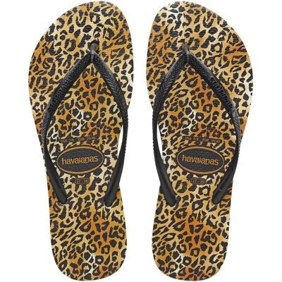 Tongs femme Havaianas Slim Leopard Noir 29/30 - Publicité Tongs femme Havaianas Slim Leopard Noir 29/30 - Publicité