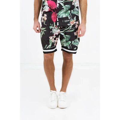Short Sixth June tropical Noir S - Publicité Short Sixth June tropical Noir S - Publicité