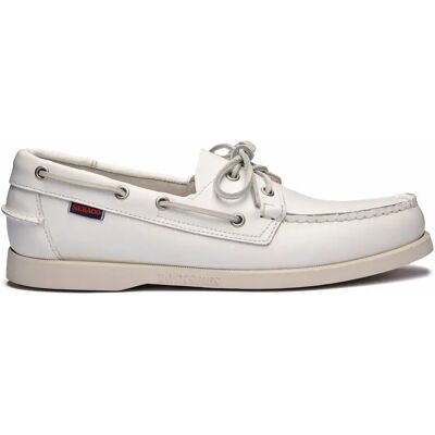 Chaussures bateau Sebago Docksides Blanc 41,5 - Publicité Chaussures bateau Sebago Docksides Blanc 41,5 - Publicité