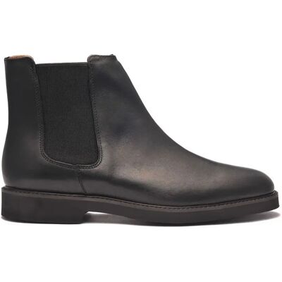 Bottines Chelsea Sebago en cuir Pleine Fleur Noir 45 - Publicité Bottines Chelsea Sebago en cuir Pleine Fleur Noir 45 - Publicité