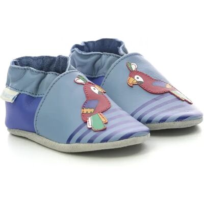 Chaussures bébé garçon Robeez Macao Parrot Bleu 17/18 - Publicité Chaussures bébé garçon Robeez Macao Parrot Bleu 17/18 - Publicité