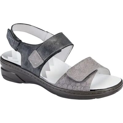 Sandales compensées femme Adour 2401 B Gris 40 - Publicité Sandales compensées femme Adour 2401 B Gris 40 - Publicité