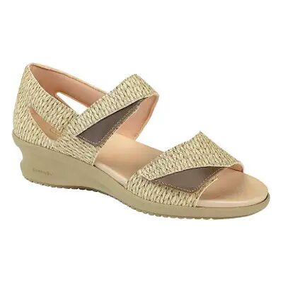 Sandales compensées femme Adour Lezard Beige 37 - Publicité Sandales compensées femme Adour Lezard Beige 37 - Publicité