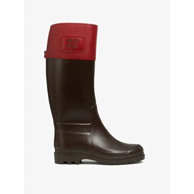 Bottes de pluie femme Aigle Cottage Rouje Marron 36 - Publicité Bottes de pluie femme Aigle Cottage Rouje Marron 36 - Publicité