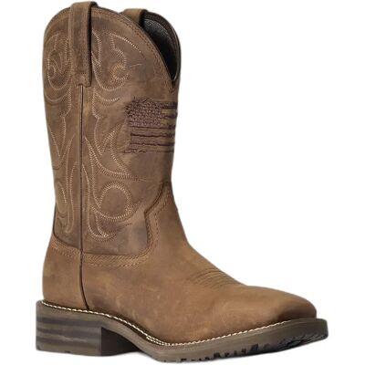 Bottes western cowboy Ariat Hybrid Patriot Marron 47 - Publicité Bottes western cowboy Ariat Hybrid Patriot Marron 47 - Publicité