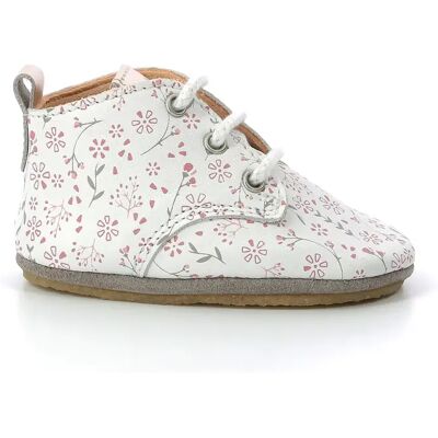 Chaussons bébé fille Aster Layas Blanc 21/22 - Publicité Chaussons bébé fille Aster Layas Blanc 21/22 - Publicité