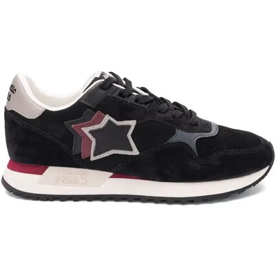 Baskets en cuir et en daim Atlantic Stars Draco Noir 46 - Publicité Baskets en cuir et en daim Atlantic Stars Draco Noir 46 - Publicité