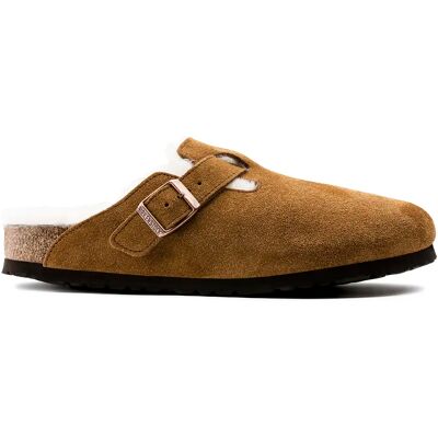 Sabots Birkenstock Boston Suede Leather Gris 43 Étroit - Publicité Sabots Birkenstock Boston Suede Leather Gris 43 Étroit - Publicité
