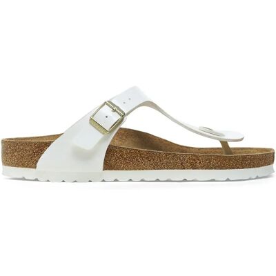 Sandales femme Birkenstock Gizeh BS Birko-Flor Patent Blanc 37 - Publicité Sandales femme Birkenstock Gizeh BS Birko-Flor Patent Blanc 37 - Publicité