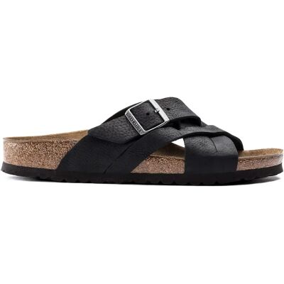 Sandales cuir huilé Birkenstock Lugano Noir 36 - Publicité Sandales cuir huilé Birkenstock Lugano Noir 36 - Publicité