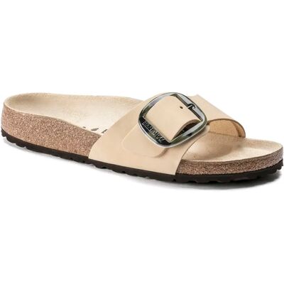 Mules femme Birkenstock Madrid Big Buckle Beige 36 - Publicité Mules femme Birkenstock Madrid Big Buckle Beige 36 - Publicité