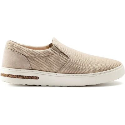 Baskets toile/suède Birkenstock Oswego Beige 36 - Publicité Baskets toile/suède Birkenstock Oswego Beige 36 - Publicité
