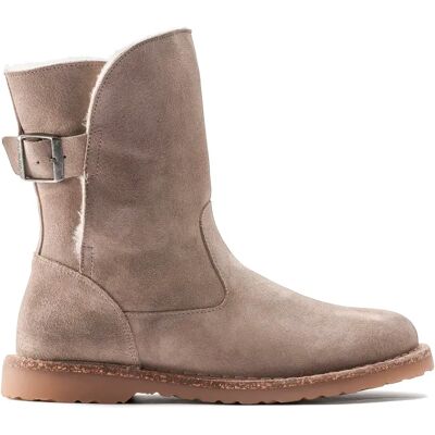 Bottines cuir suède femme Birkenstock Uppsala Shearling Marron 36 Étroit - Publicité Bottines cuir suède femme Birkenstock Uppsala Shearling Marron 36 Étroit - Publicité