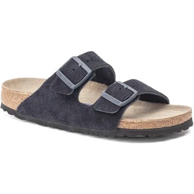 Sandales Birkenstock Arizona Suede Leather Bleu 43 - Publicité Sandales Birkenstock Arizona Suede Leather Bleu 43 - Publicité