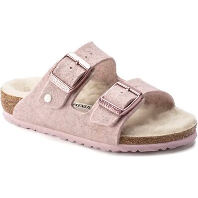 Sandales fille Birkenstock Arizona Happy Lamb Rose 34 Étroit - Publicité Sandales fille Birkenstock Arizona Happy Lamb Rose 34 Étroit - Publicité