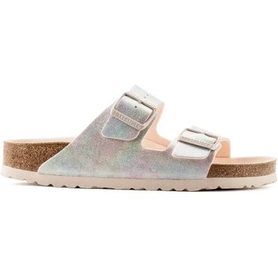 Sandales microfibre femme Birkenstock Arizona Vegan Rose 36 - Publicité Sandales microfibre femme Birkenstock Arizona Vegan Rose 36 - Publicité