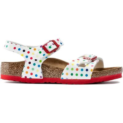 Sandales microfibre jeun fille Birkenstock Rio Blanc 35 Étroit - Publicité Sandales microfibre jeun fille Birkenstock Rio Blanc 35 Étroit - Publicité